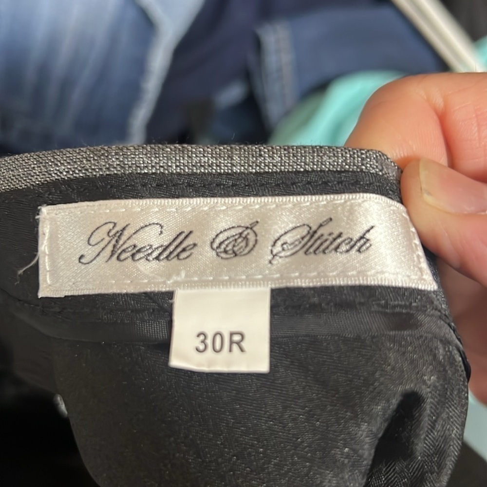 Needle & Stitch Men’s slack gray size 30R super nice dressy pants good condition - Picture 4 of 5